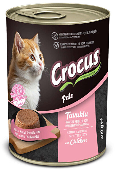 Crocus SNMSWRLD Yavru Kedi Tavuklu Pate Yaş (215948) Mama 400g