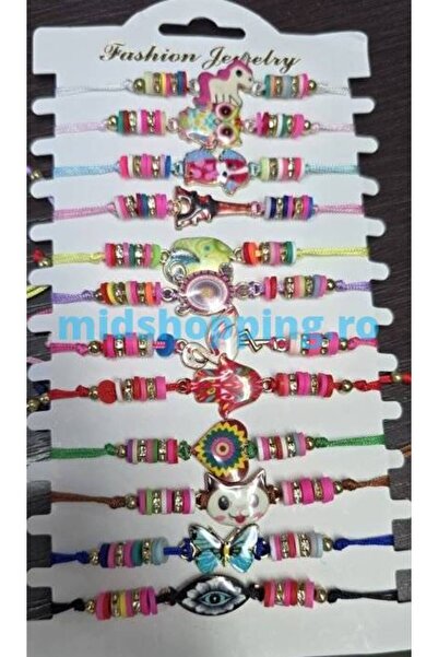 xpress sales Set de 12 brățări Mărțișor pentru copii