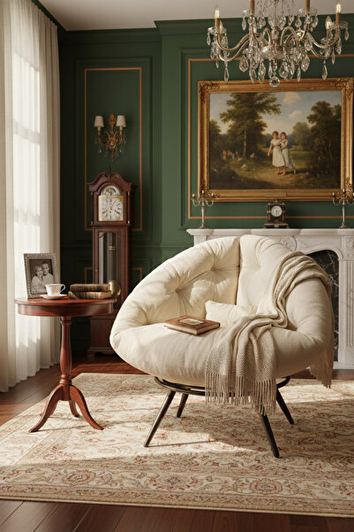 AVYNA SOVEREIGN™ Duo Premium Tekli Koltuk Berjer | Minderli & Yastıklı Modern...