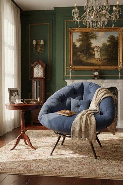 AVYNA SOVEREIGN™ Duo Premium Tekli Koltuk Berjer | Minderli & Yastıklı Modern...