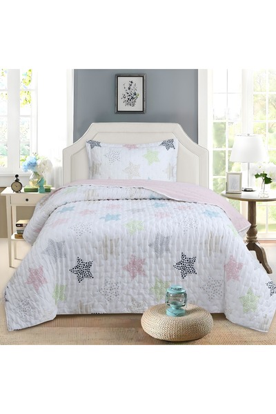 Çapa Home Young Yıldız Stone Wash Micro Soft Tek Kişilik Yatak Örtüsü
