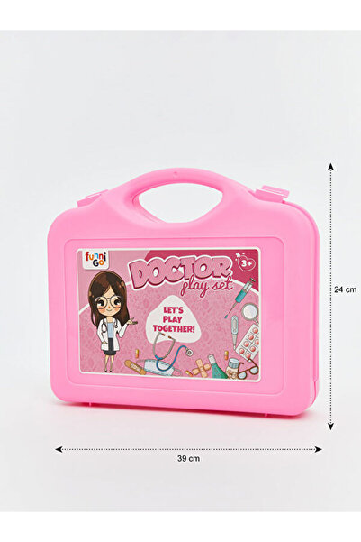 LC Waikiki Rmz Gi̇yi̇m Farki̇yla Toy Doctor Set with Bag