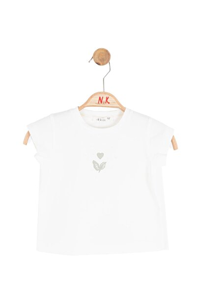 nk kids Κοριτσίστικο μπλουζάκι με σχέδιο φύλλου NK-31616