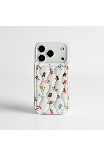 daystar Premium Inflatable Puffer Case with Floral and Teddy Bear Pattern, Co...