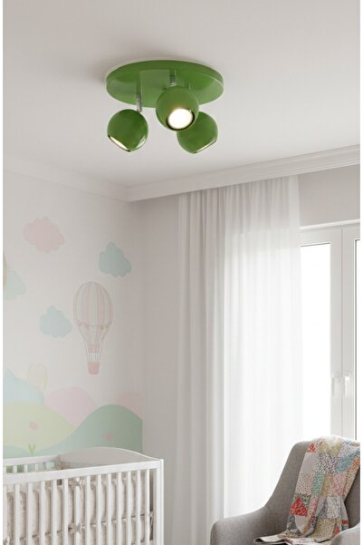 demet habek mylights GU10 DUY BANKER YEŞİLİ ÜÇLÜ KÜRE BAŞLIK OS RAM TASARRUFL...