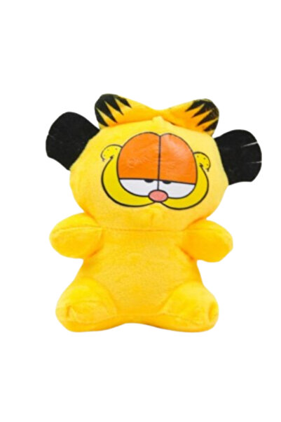 Other لعبة قطة كرتونية صفراء وبري - 20 سم - تصميم ناعم ولطيف للأطفال