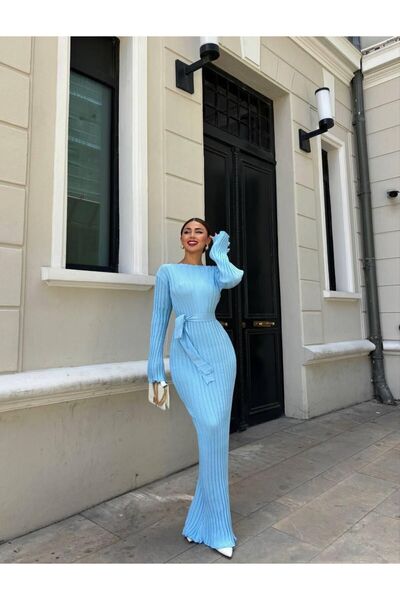 Mottotrend Long Knit Dress