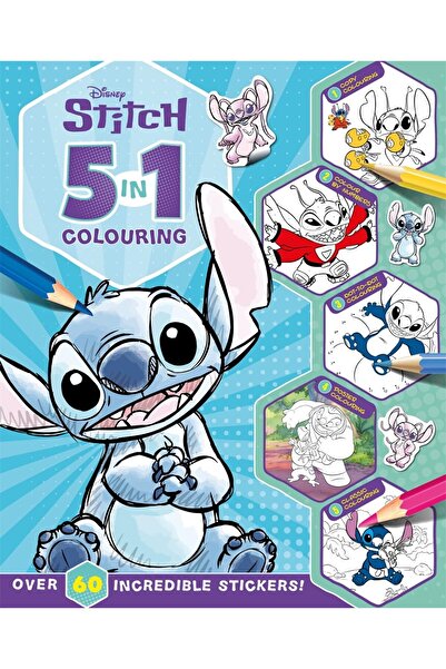 Harper Collins Carte cu activitati si de colorat Stitch