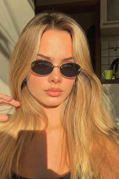 GlimmerGroove F Model Women's Black Sunglasses - Uv400