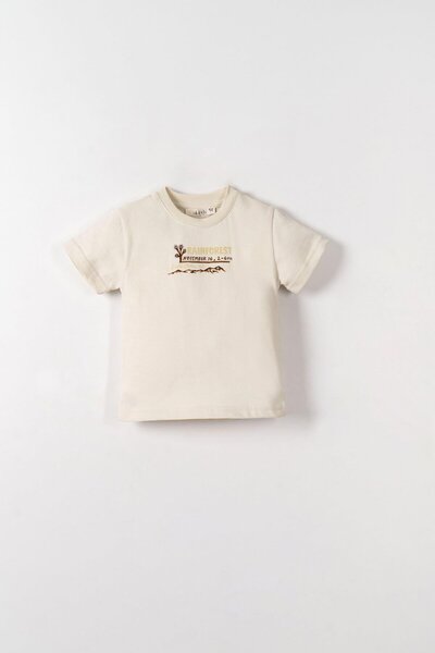 nk kids Tricou pentru băieți cu tematică Pădurea tropicală NK-41616