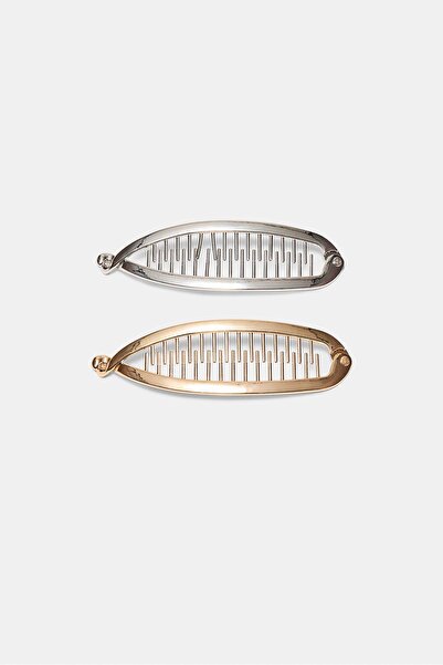 Stradivarius 2'li metal muz toka seti