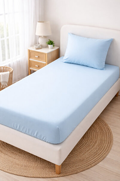 Madame Home Single Ranforce Elasticated Sheet Set Corner Depth +30 cm – 100% ...