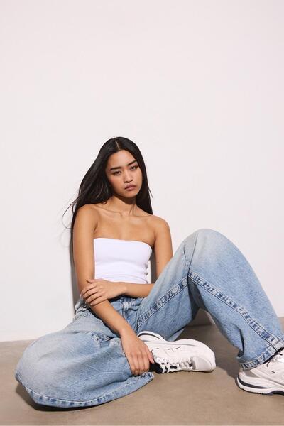 Stradivarius Basic bandeau top