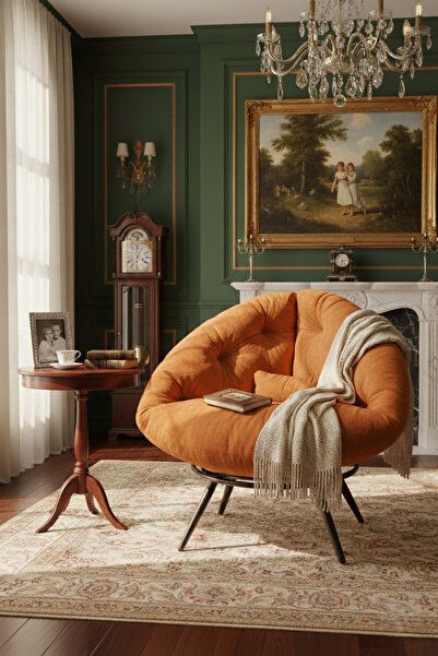 AVYNA SOVEREIGN™ Duo Premium Tekli Koltuk Berjer | Minderli & Yastıklı Modern...