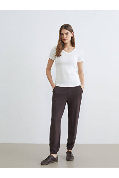 LC Waikiki Rmz Gi̇yi̇m Farkiyla Women's Jogger Sweatpants with Waist Drawstring