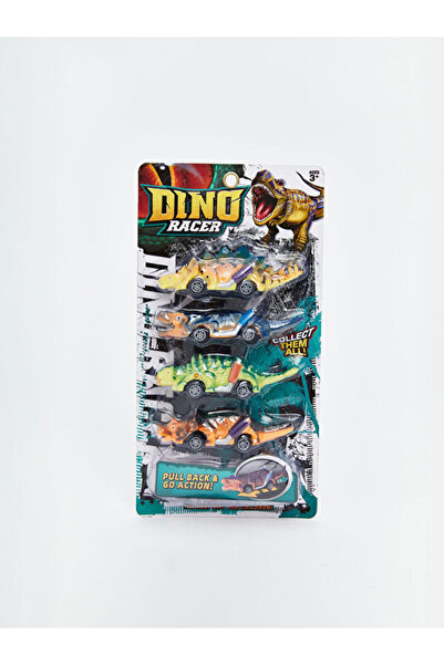 LC Waikiki RMZ GİYİM FARKIYLI سيارة لعبة على شكل ديناصور، مجموعة من 4 قطع