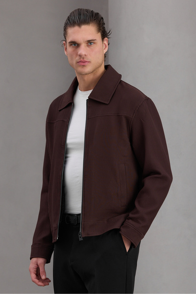 Bossago New Season Premium Quality Self-Striped Jacket