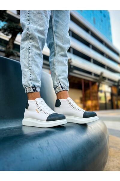 Mhoda Shoes Rlx-258 Roma Colorful Men's Sports Casual Lace-Up Leather Boots C...