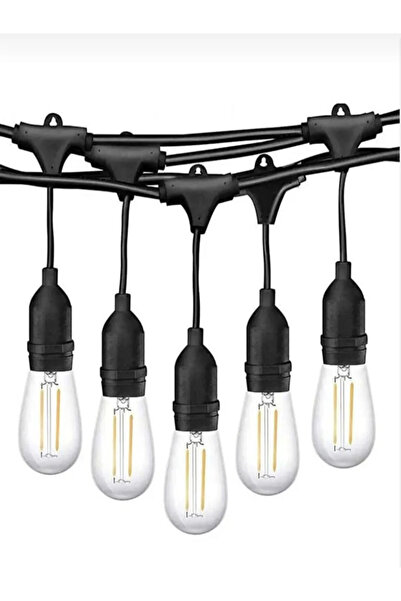 AMRIS Ghirlandă de lumini LED 10m cu 20 de becuri, Lumină caldă Rezistentă la...