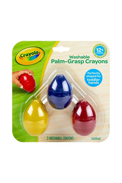 Crayola Washable Palm/Graps Crayons/ Special Nontoxicpastel Paint for Babies ...