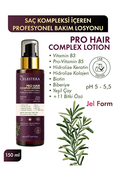The Celestera - Pro Hair Complex Lotion - Saç Kompleksi İçeren Profesyonel Ba...