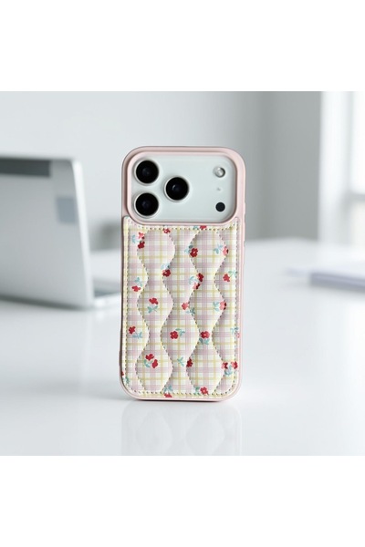 daystar Premium Inflatable Puffer Case with Spring Flower Pattern, Compatible...