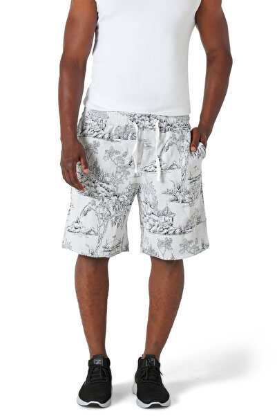 hendam Men's shorts with a comfortable elastic waistband, casual style, and m...