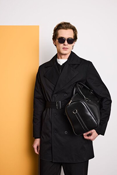 DeFacto معطف رجالي D5528AX/BK27 أسود