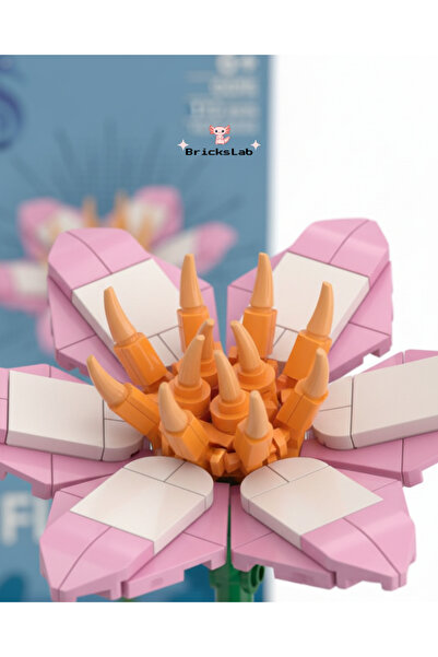Bricks Mini Lego Çiçek Yapım Seti – Dekoratif Brick Flower Koleksiyon (14 Model)