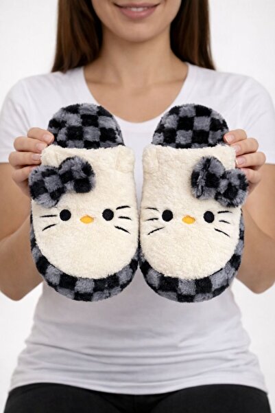 STOCON Hello Kitty Figured Girls' Plush House Slippers – Soft, Non-Slip, and ...