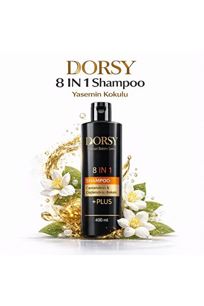 DORSY +Plus Salt-Free Natural 8 in 1 Shampoo for Vibrant Hair and Healthy Sca...