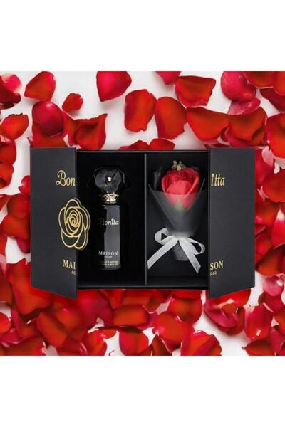 ROSE BERRYY Valentine's Day Box (Rose Perfume 100ml + Red Rose)