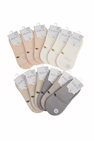 Aytuğ BAMBU SNEAKERS ÇORABI; DİKİŞSİZ; YAZLIK ; 36-40 NUMARA; ASORTİ 12'Lİ KUTU