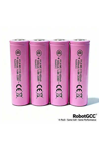 Generic بطارية ليثيوم أيون قابلة لإعادة الشحن ذات رأس مسطح 21700، 3.7 فولت، 4...