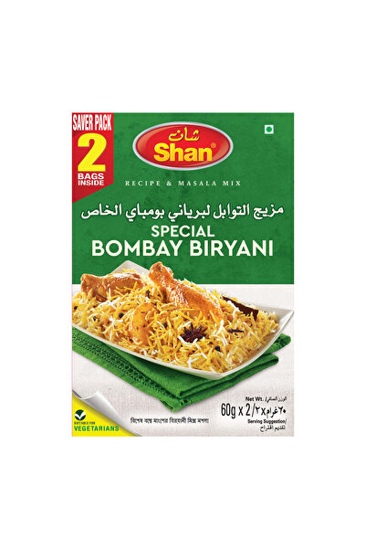 Shan BOMBAY BIRYANI MASALA 2X60gm SAVER