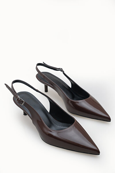 Riccon Дамски обувки с остри върхове, отворена задна част и висок ток 0012200...