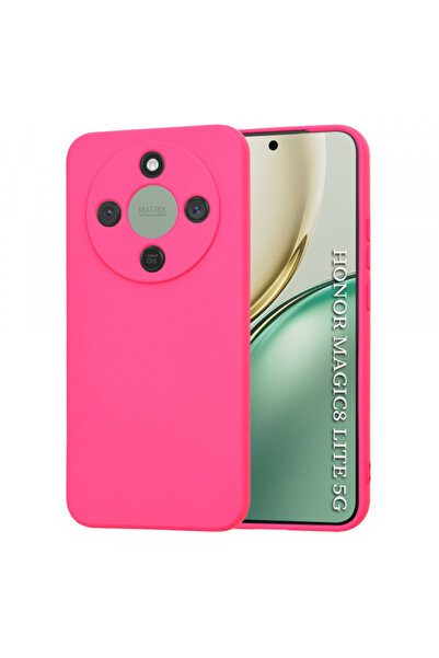 Techsuit Cover for honor magic8 lite, techsuit, softflex, dark pink