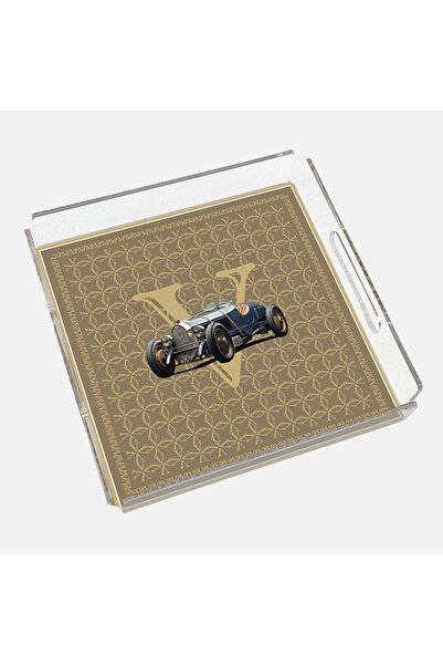 VITELLI DUBAI Classic Cars 30's 40x40 Acrylic Tray