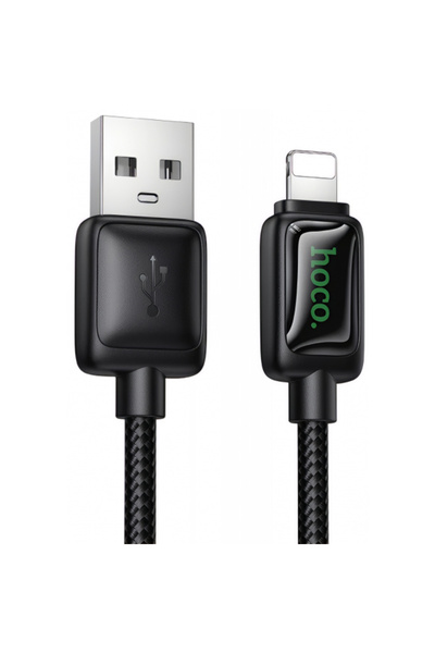 Hoco USB-A - Lightning Data and Charging Cable U146, 18W, 1.2m, Black