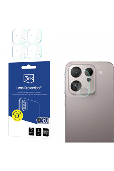 3MK Rear Camera Protection Film for Oppo Find X9, Tempered Glass, Set of 4