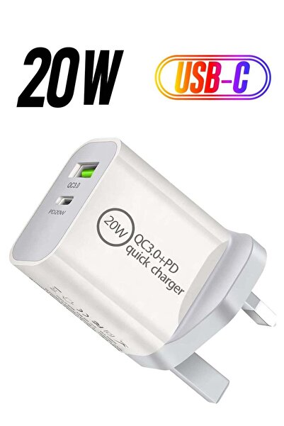 Shopi USB C 20W Fast PD Wall Charger, 3.0 Quick Charging Dual-Port Power Adap...