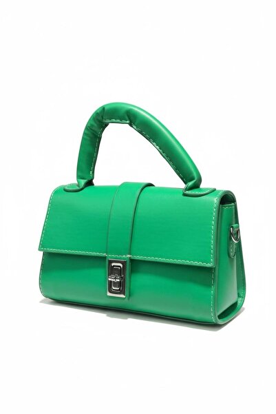 CELESTIAL COLLECTION Grace Green Elegant and Stylish Hand and Shoulder Bag wi...