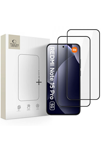 Tech-Protect Προστατευτικό οθόνης FIT+ για Xiaomi Redmi Note 15 Pro 5G, σκληρ...