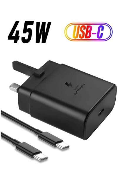Shopi شاحن سريع USB-C بقوة 45 واط لهواتف سامسونج جالاكسي S23 ألترا/S23/S23+/S...