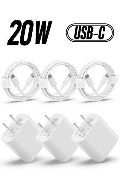 Shopi شاحن USB-C، شاحن آيفون، شحن سريع، معتمد من MFi، عبوة من 3 قطع، شاحن جدا...