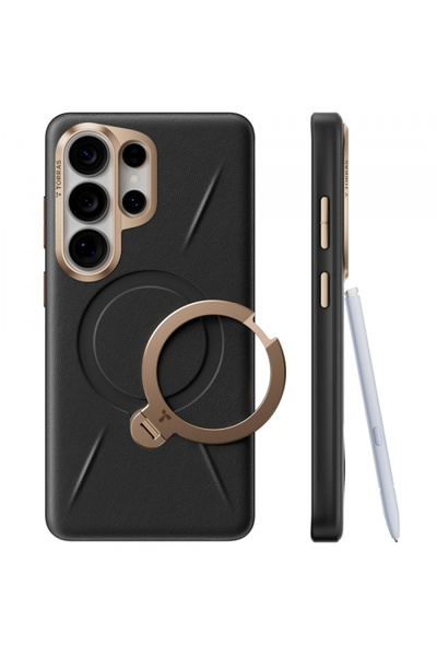 TORRAS Husa MagSafe pentru Samsung Galaxy S26 Ultra, Torras, QPRO Leather, Ne...