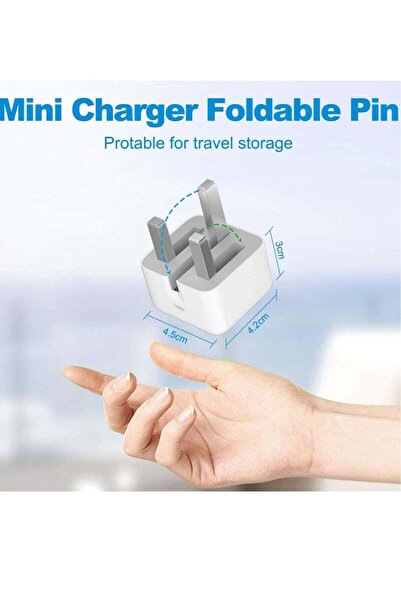 Shopi شاحن آيفون سريع الشحن بتقنية PD بقوة 20 واط، شاحن جداري USB-C، شاحن سري...