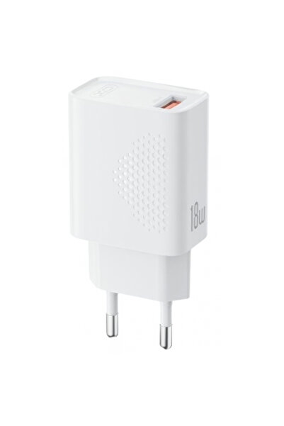 XO Design L159 Mains Charger, 18W, 3A, 1 x USB-A, White
