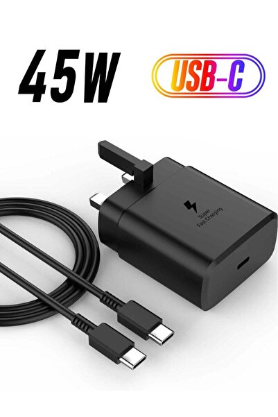 Shopi شاحن USB-C فائق السرعة بقوة 45 واط لأجهزة سامسونج جالاكسي S24 وسلسلة S2...