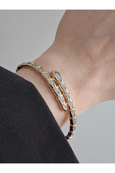 Bubbleatelier سوار من الفولاذ المقاوم للصدأ باللون الذهبي من وينز